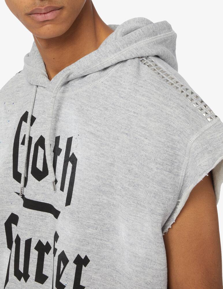 rinascente Dsquared2 Goth surfer sleeveless hoodie 