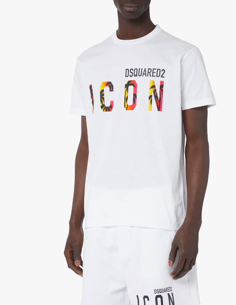 Dsquared2 Maglietta icon palm - immagine 1 Dsquared2 Maglietta icon palm - immagine 1