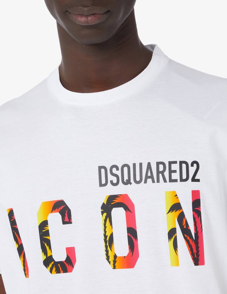 rinascente Dsquared2 Icon palm t-shirt 