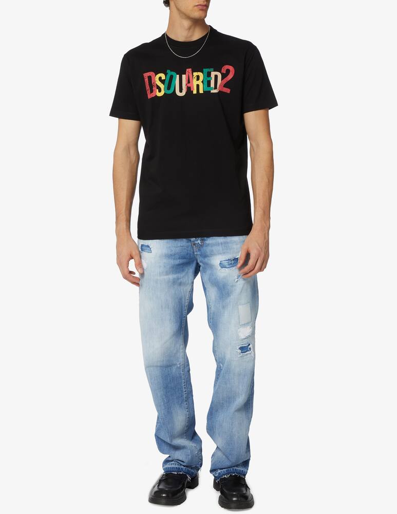 rinascente Dsquared2 Maglietta logo multicolor