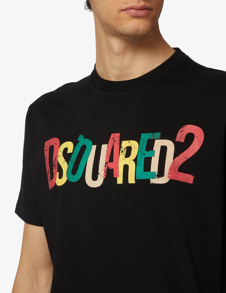 rinascente Dsquared2 Maglietta logo multicolor
