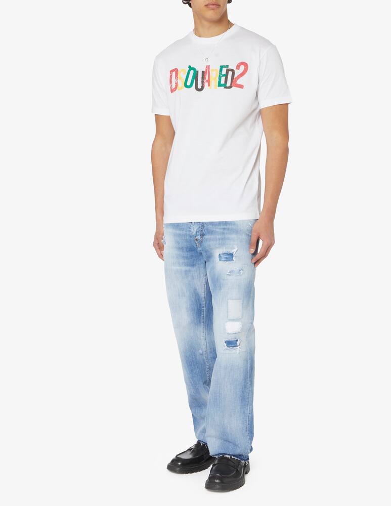 rinascente Dsquared2 Maglietta logo multicolor