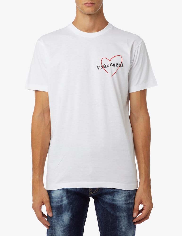 rinascente Dsquared2 Heart logo t-shirt