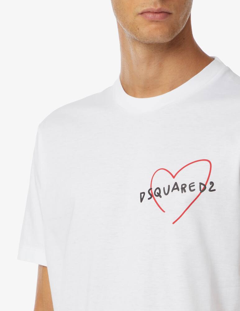 rinascente Dsquared2 Heart logo t-shirt
