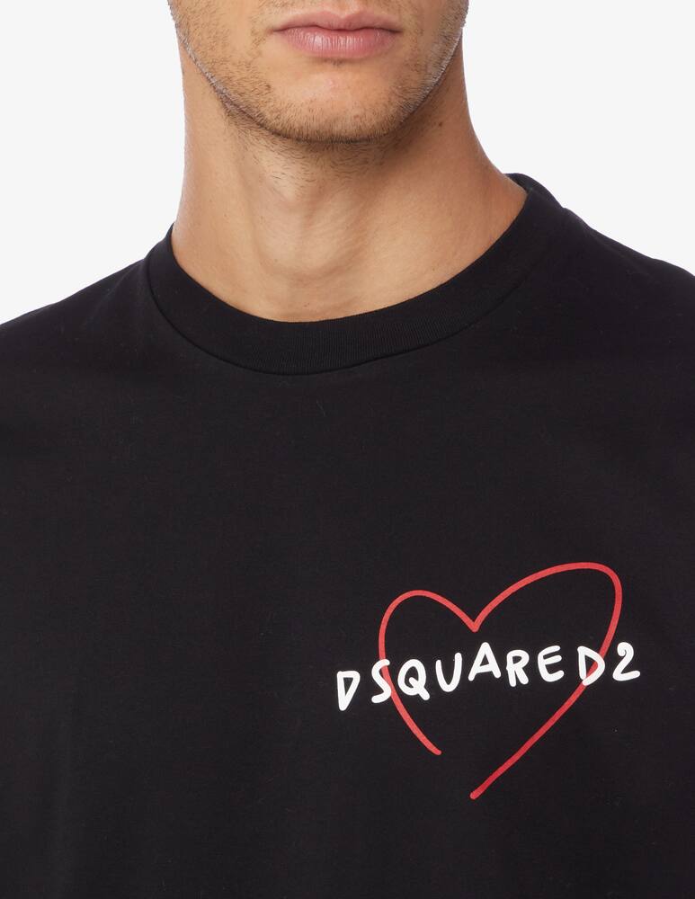 rinascente Dsquared2 Heart logo t-shirt