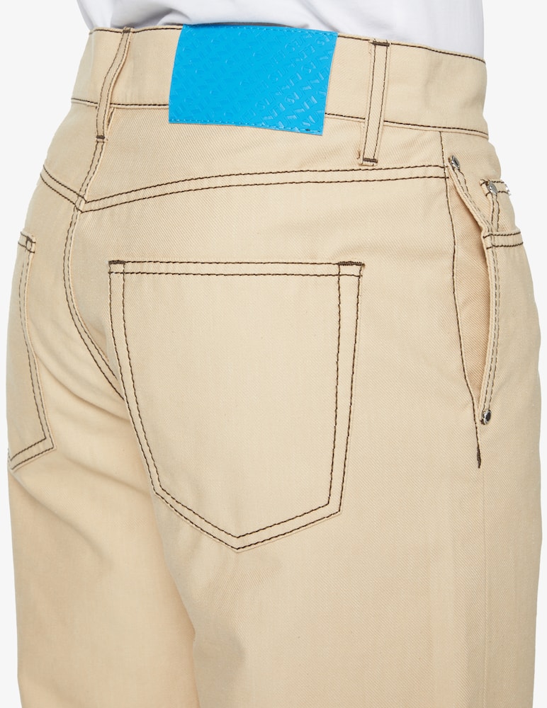 rinascente Sunnei Pantalone in denim classic - beige