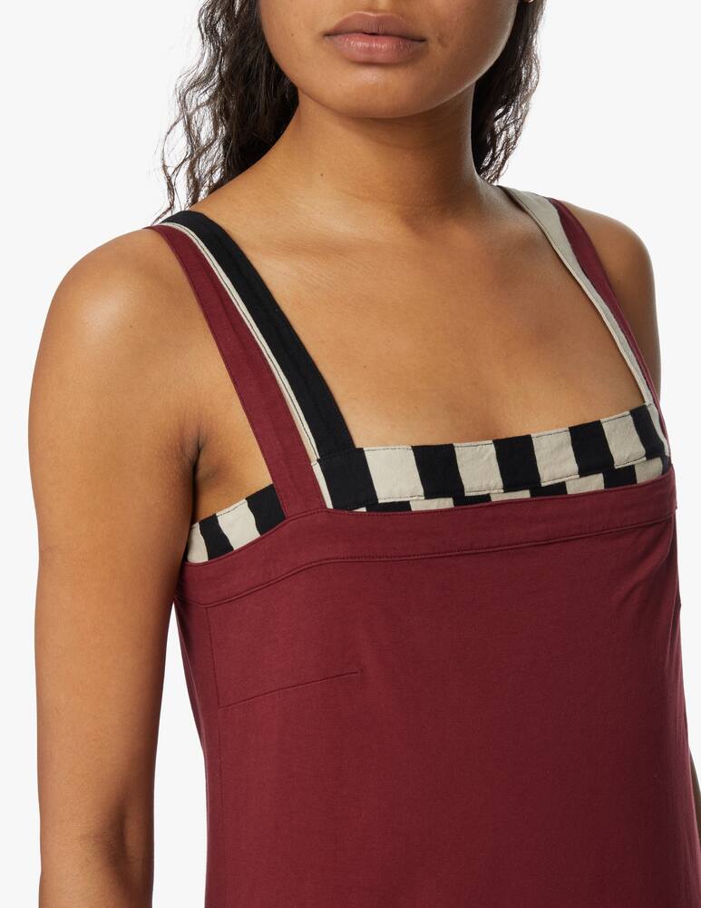 rinascente Sunnei Double-breasted cotton dress - violet