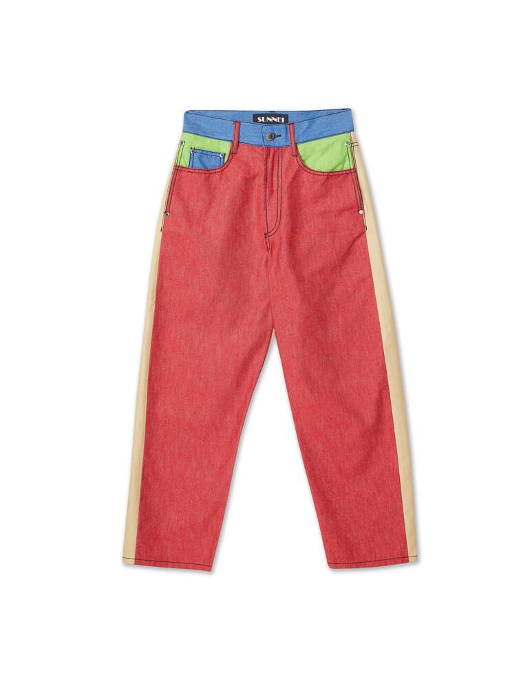 rinascente Sunnei Cotton calssic pants - red
