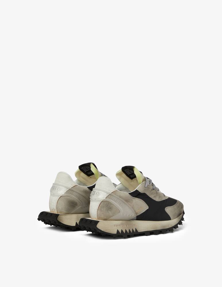 Run Of Carbonifera leather low-top sneakers - white - picture 4 Run Of Carbonifera leather low-top sneakers - white - picture 4