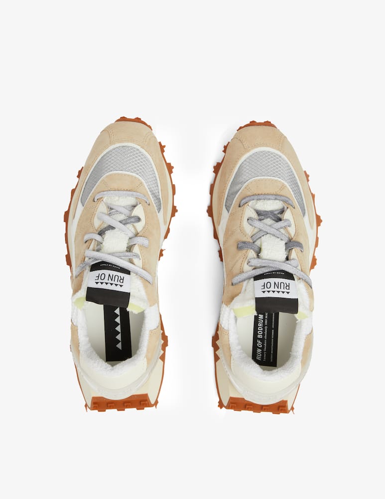 rinascente Run Of Sneakers basse in pelle - bianco