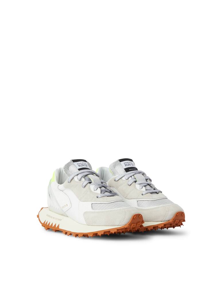 rinascente Run Of Sneakers basse in pelle - bianco