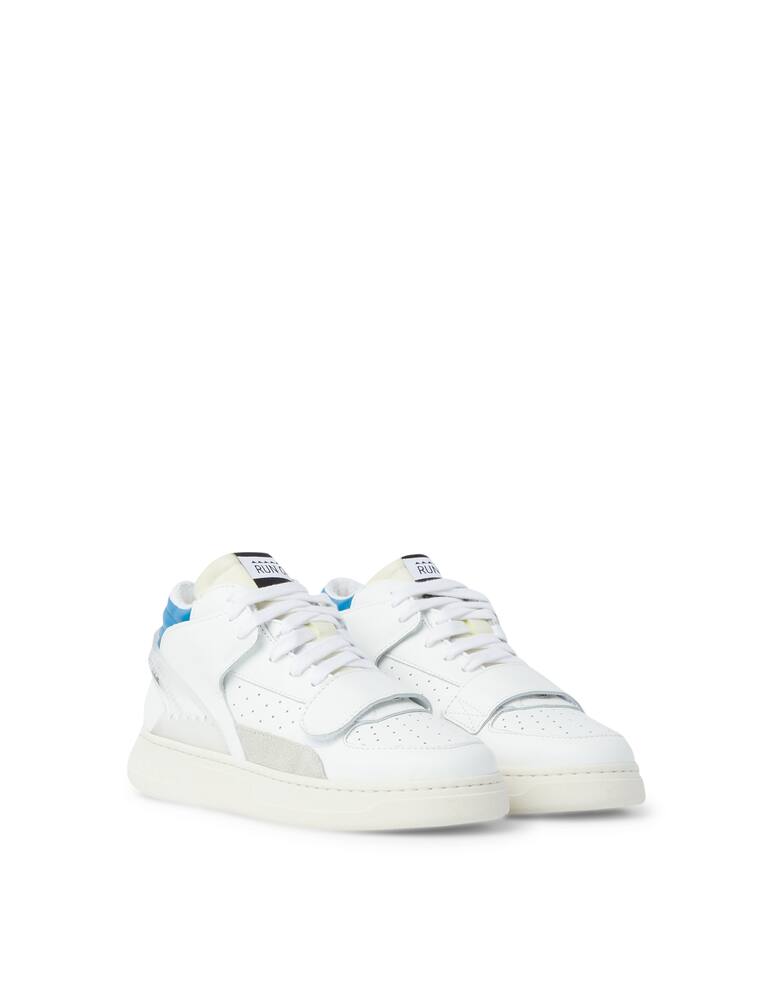 rinascente Run Of Sneakers basse in pelle Retro mid - bianco