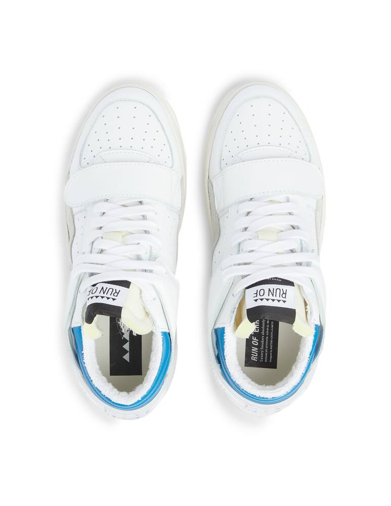 rinascente Run Of Sneakers basse in pelle Retro mid - bianco