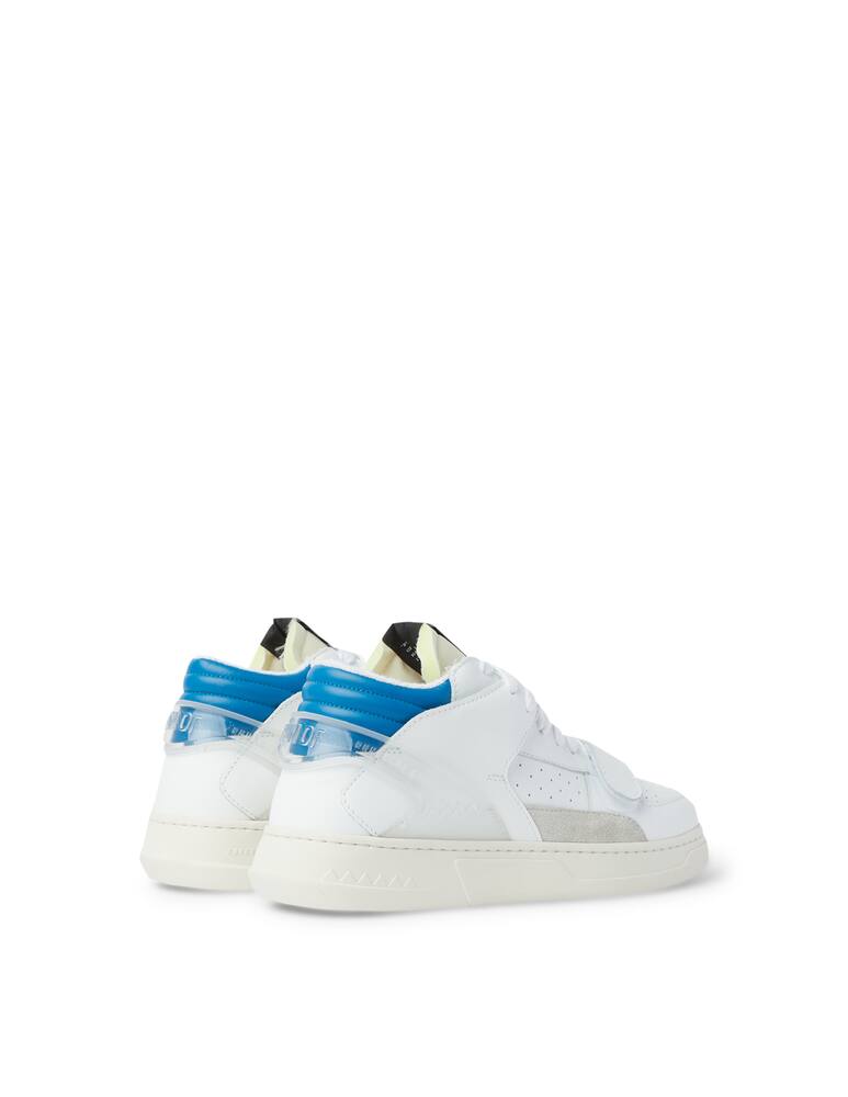 rinascente Run Of Sneakers basse in pelle Retro mid - bianco