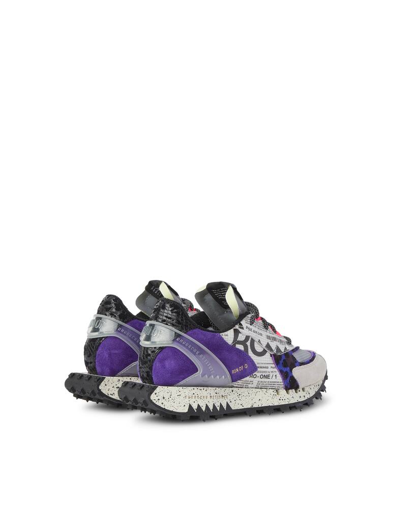 rinascente Run Of Sneakers in pelle basse - grigio