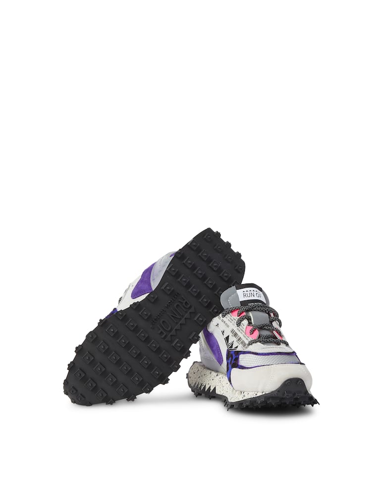 rinascente Run Of Sneakers in pelle basse - grigio