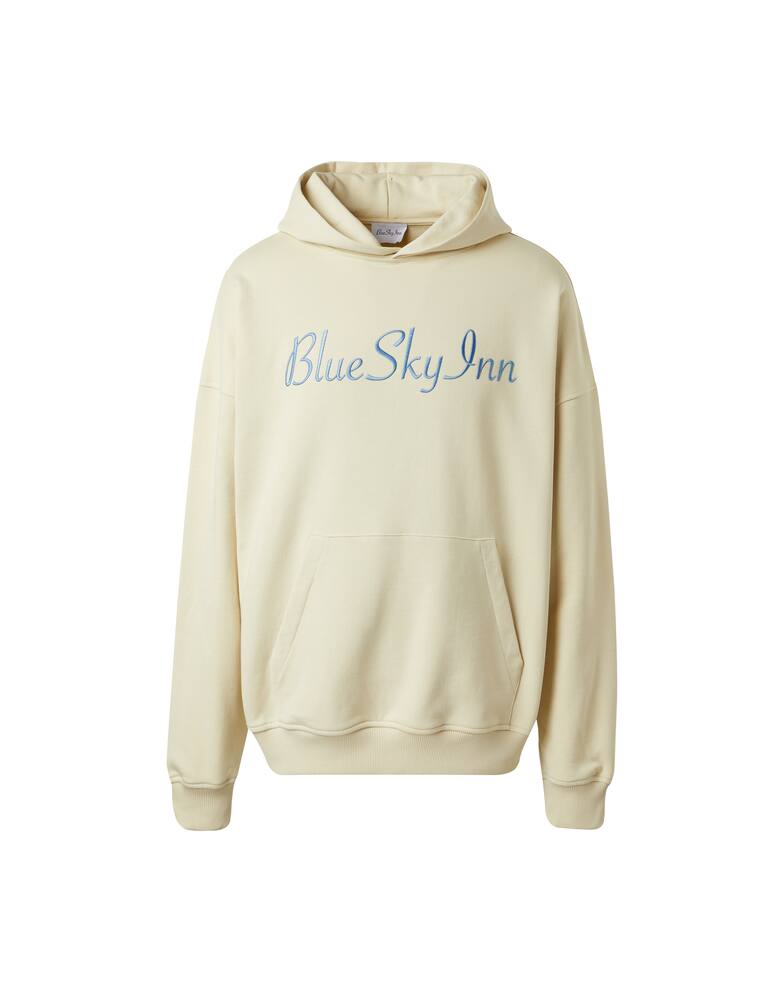 rinascente Blue Sky Inn Felpa con cappuccio logo - bianco