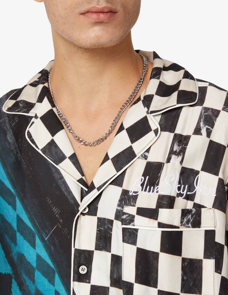 rinascente Blue Sky Inn Check pool shirt - Multi