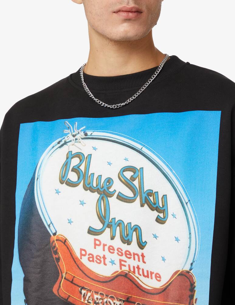 rinascente Blue Sky Inn Felpa girocollo crystal ball - Nero