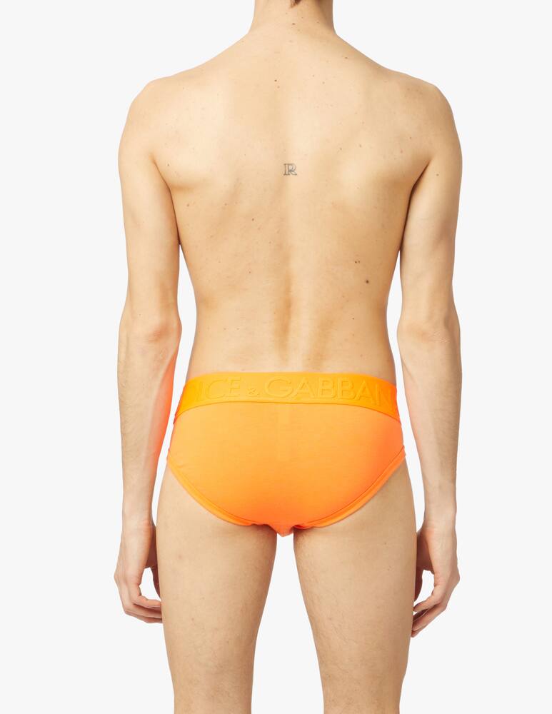 rinascente Dolce & Gabbana Slip midi fluo - arancione