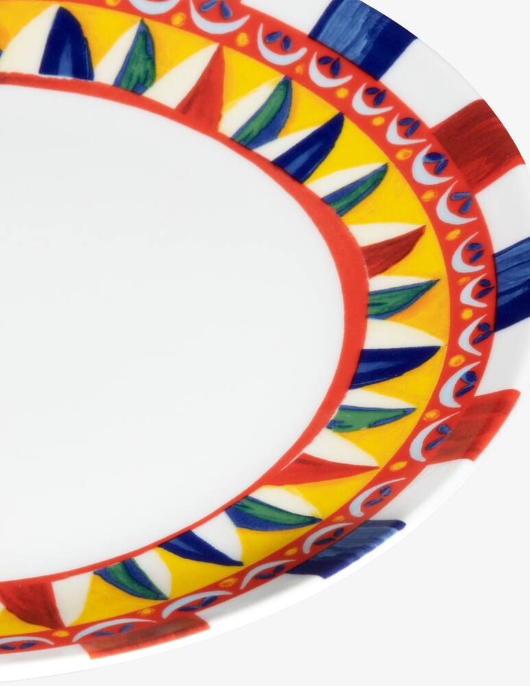 rinascente Dolce & Gabbana Set 2 Piatti Piani in Porcellana - Multicolor