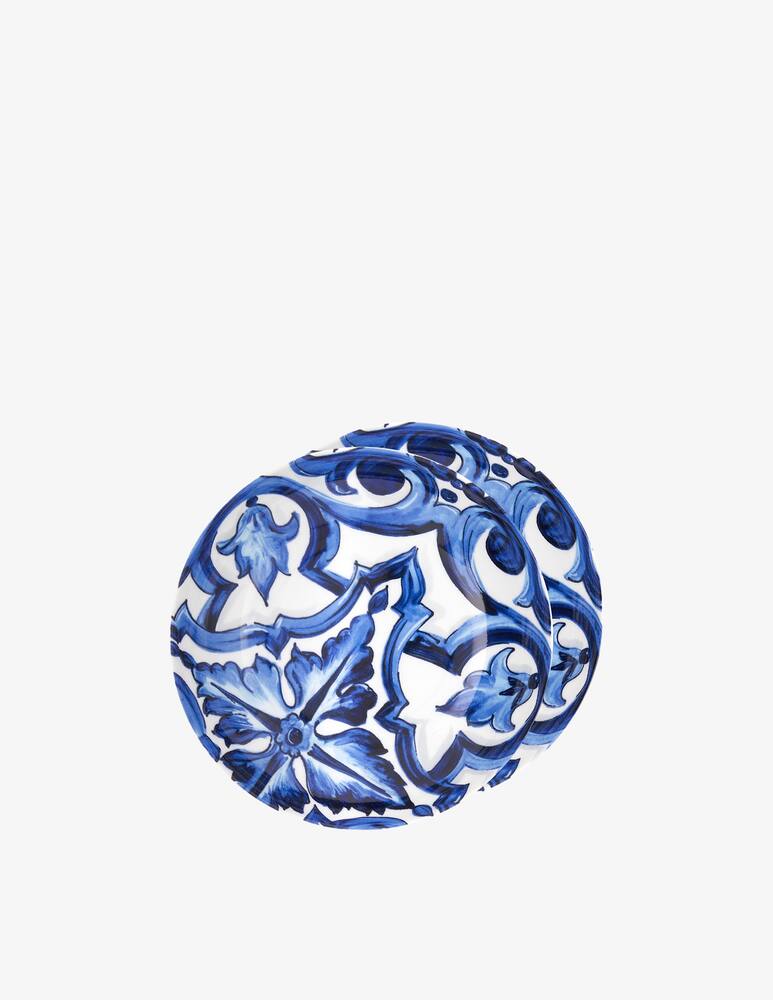 rinascente Dolce & Gabbana Set 2 Porcelain Dinner Plates  - Multi