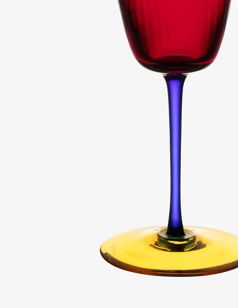 rinascente Dolce & Gabbana Bicchiere Vino in Vetro di Murano - Multicolor