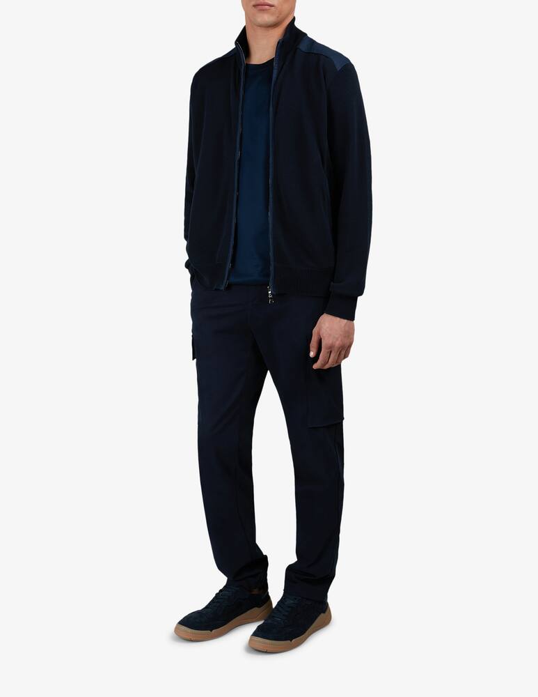 Paul & Shark Cardigan fresco inserti lino - immagine 2 Paul & Shark Cardigan fresco inserti lino - immagine 2