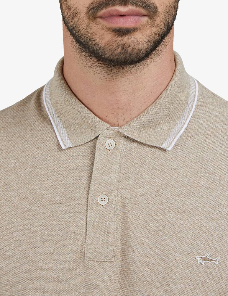 rinascente Paul & Shark Polo piquet jaspe shark
