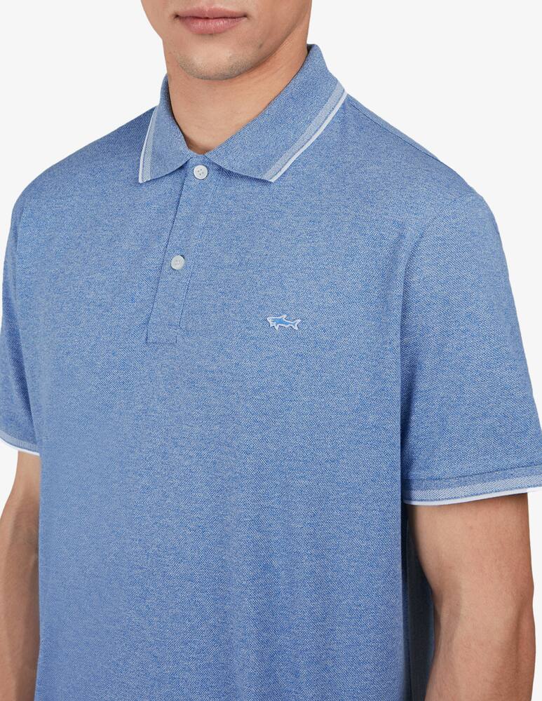 rinascente Paul & Shark Polo piquet con dettaglio shark