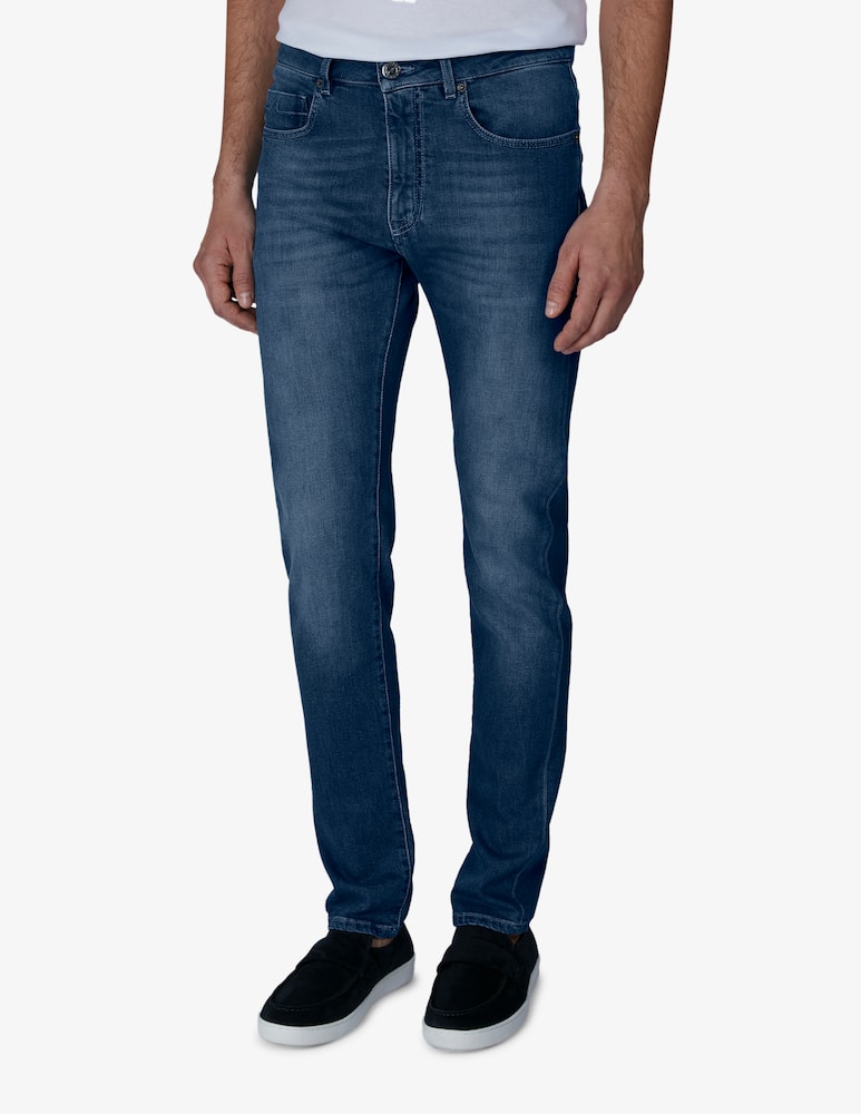 rinascente Paul & Shark Denim comfort trousers