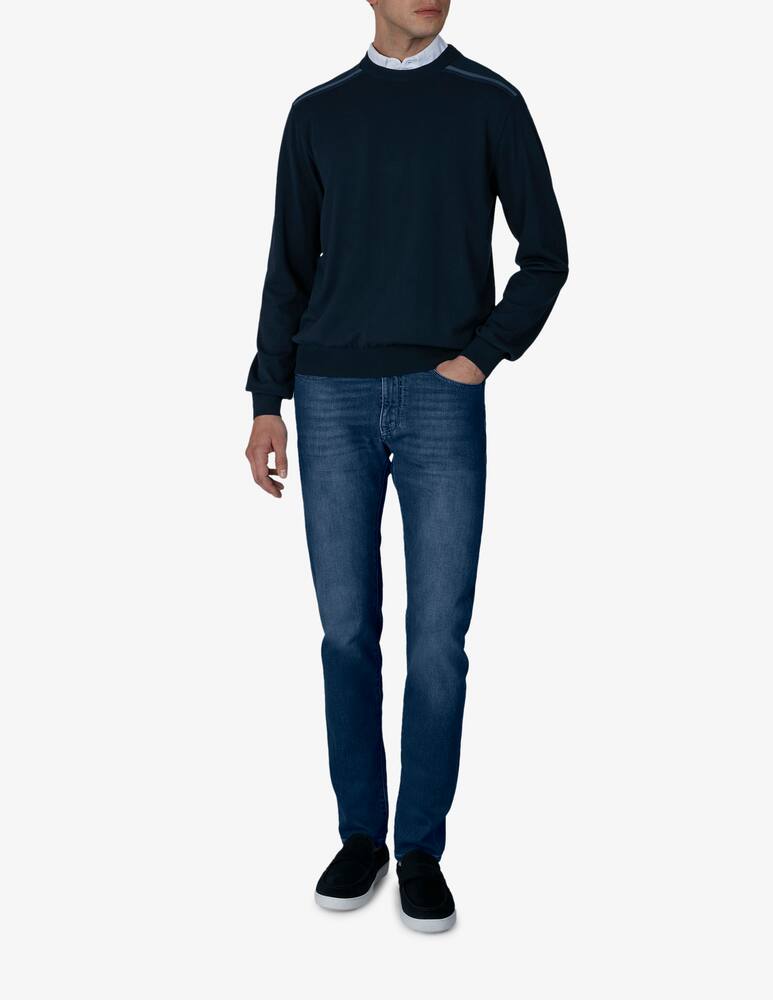 rinascente Paul & Shark Denim comfort trousers