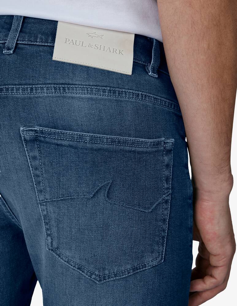 rinascente Paul & Shark Denim comfort trousers