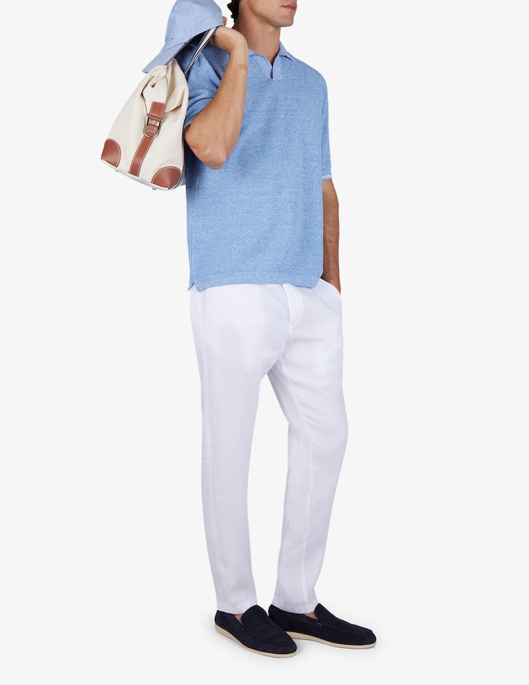 Paul & Shark Pantaloni con coulisse 100% lino - immagine 2 Paul & Shark Pantaloni con coulisse 100% lino - immagine 2