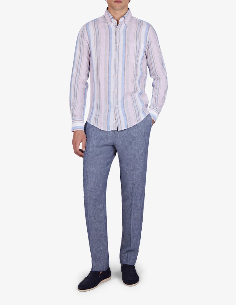 rinascente Paul & Shark Pantaloni con coulisse 100% lino