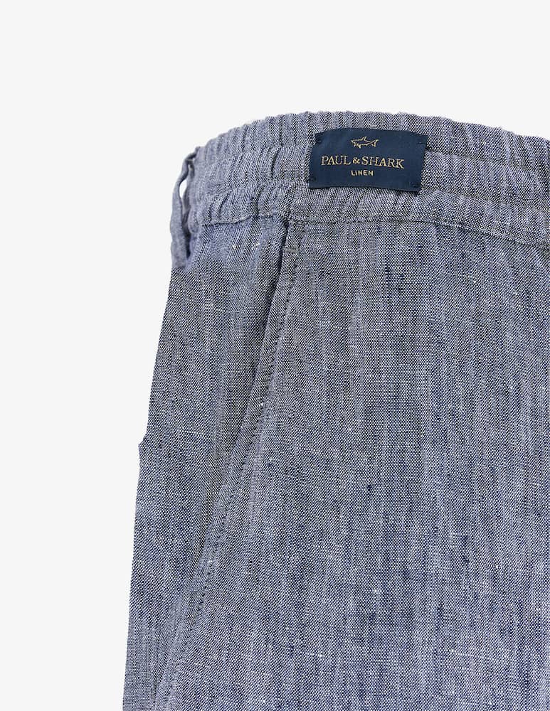 rinascente Paul & Shark Pantaloni con coulisse 100% lino