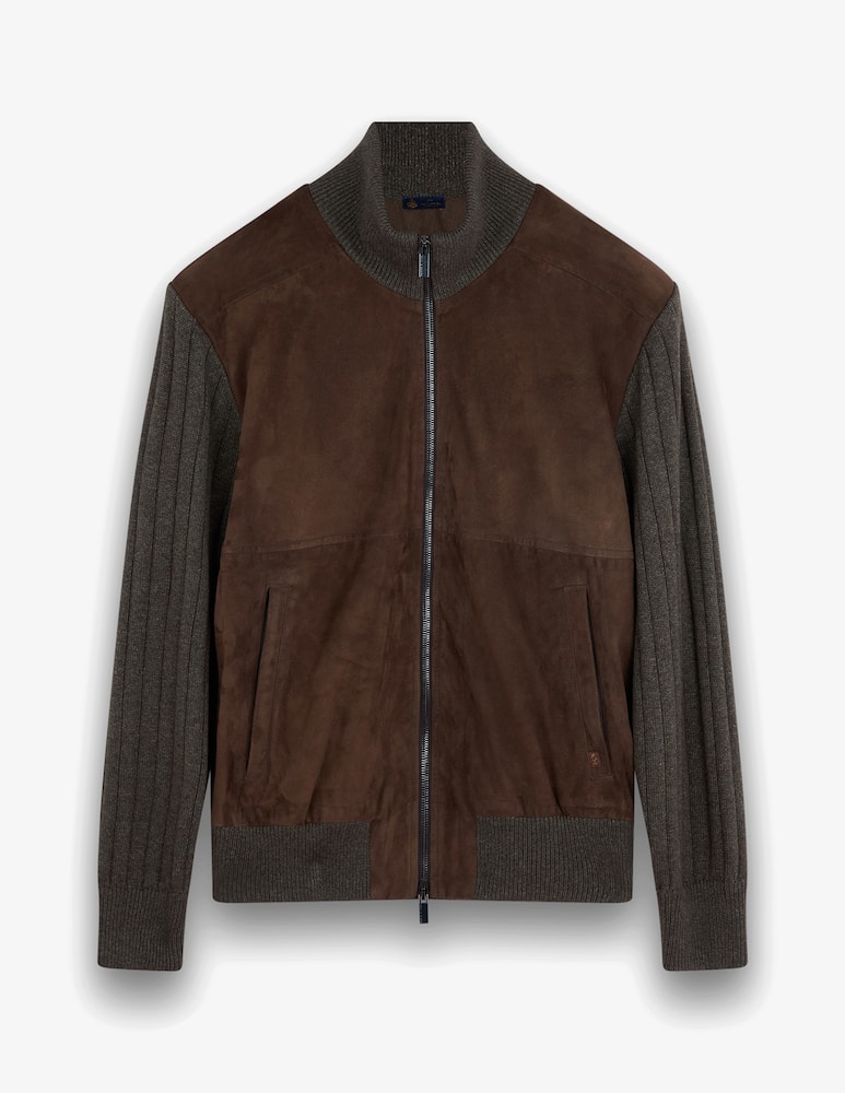Paul & Shark Suede-front hybrid jacket - picture 6 Paul & Shark Suede-front hybrid jacket - picture 6