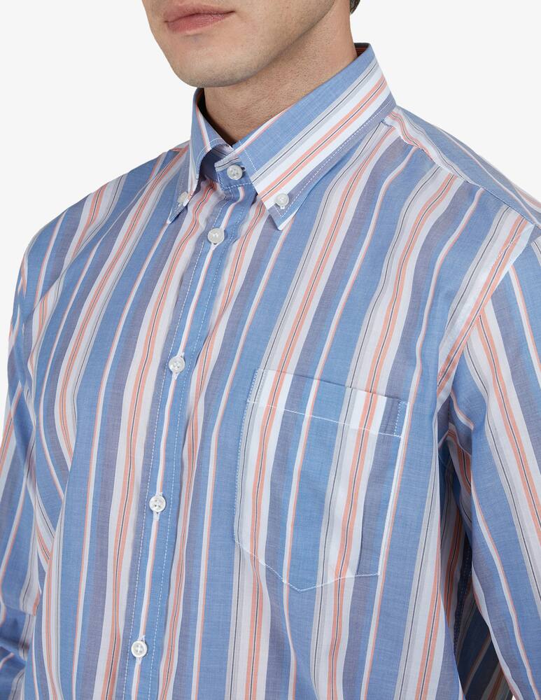 rinascente Paul & Shark Camicia righe in cotone muslin