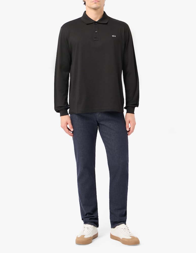 rinascente Paul & Shark Polo with shark badge