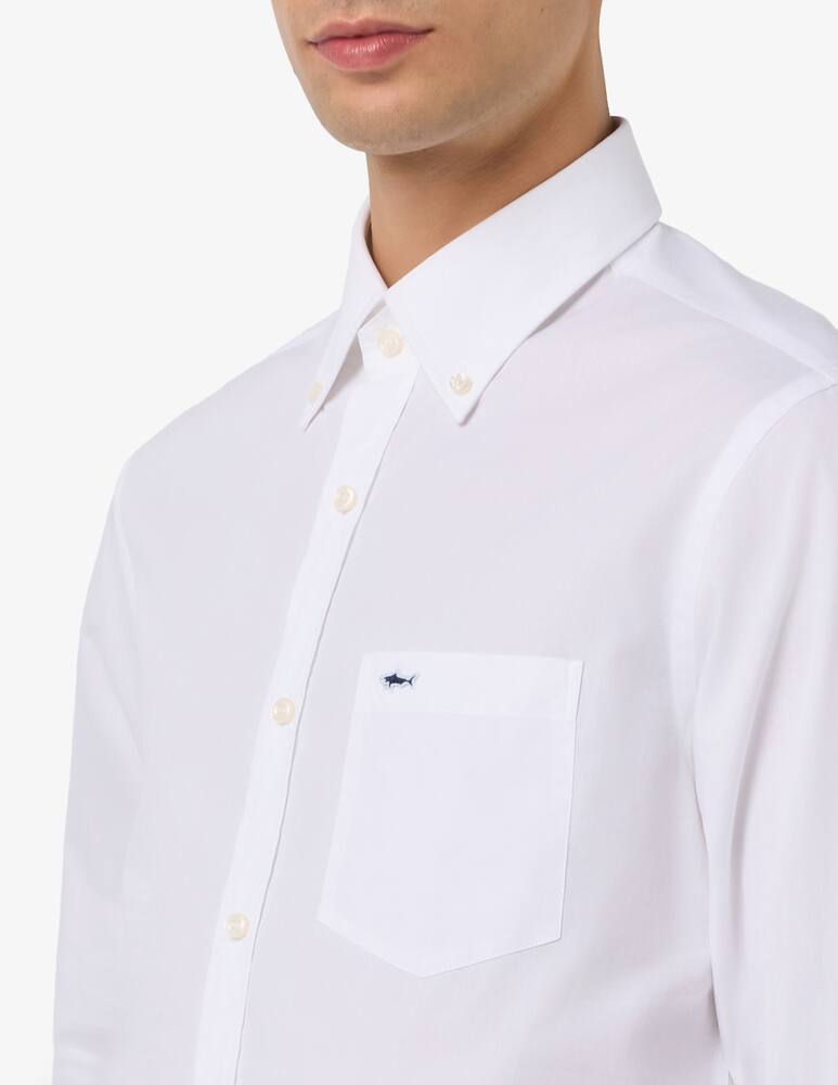 rinascente Paul & Shark Camicia popeline regular tinta unita