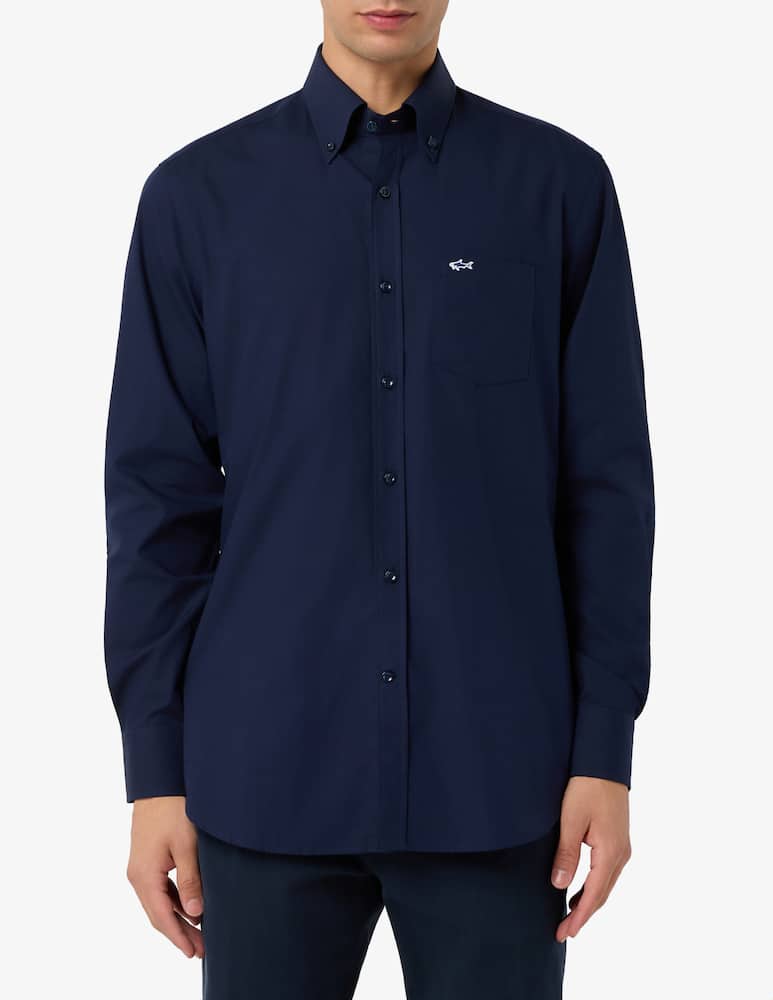 rinascente Paul & Shark Camicia popeline tinta unita