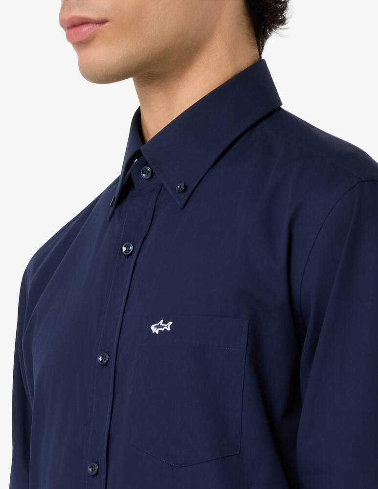 rinascente Paul & Shark Camicia popeline tinta unita