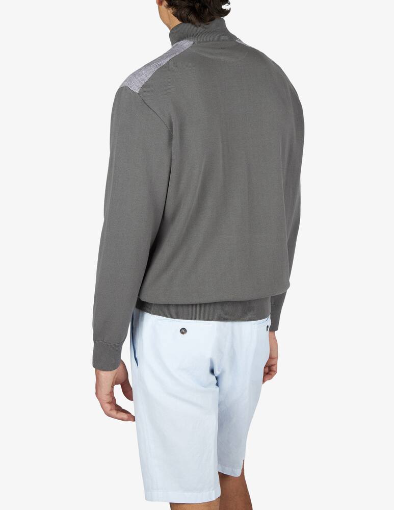 rinascente Paul & Shark Quarter-Zip cotton jumper