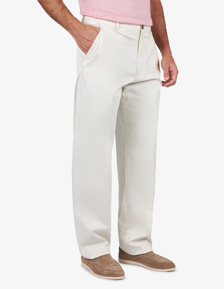 rinascente Paul & Shark Regular cotton lyocell trousers
