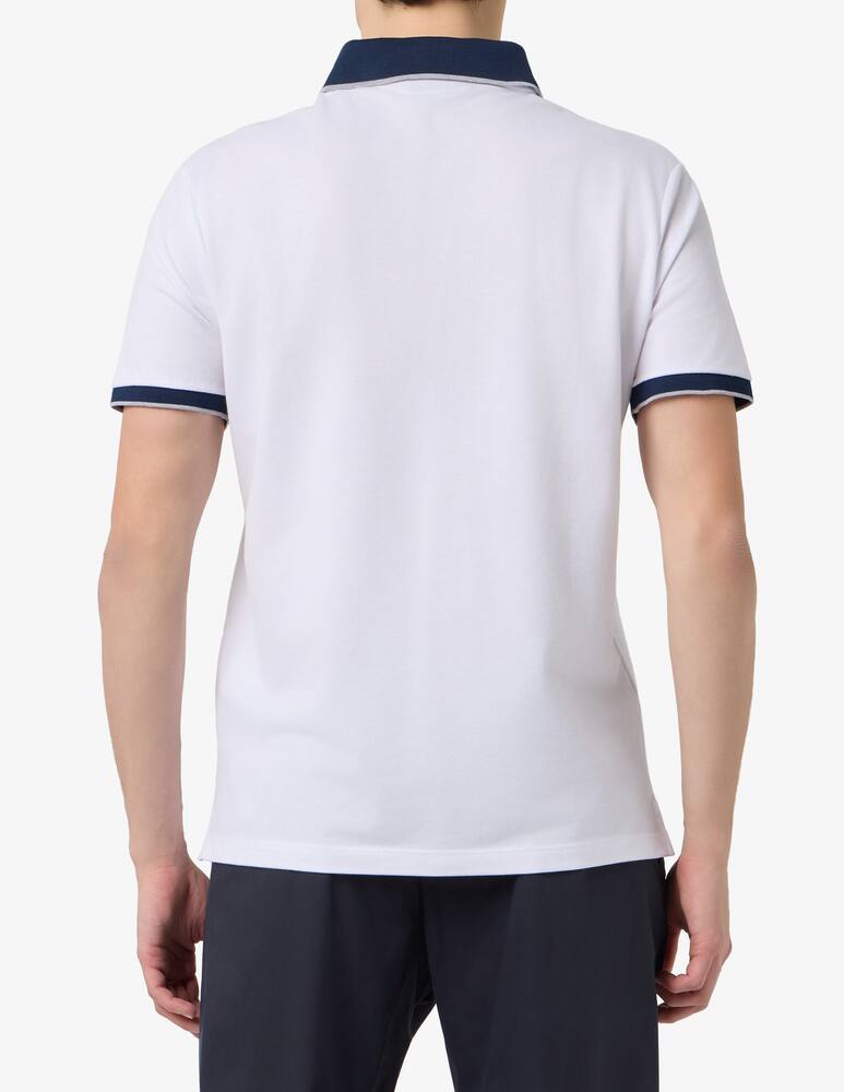 rinascente Paul & Shark Piqué polo shirt with logo collar