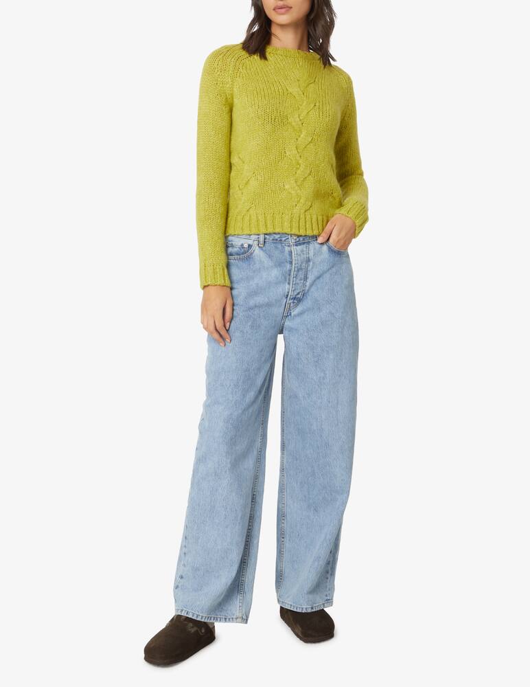 Rosso35 Wool blend sweater - Yellow - picture 2