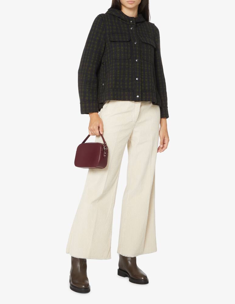 Rosso35 500 lines velvet trousers - White - picture 1 Rosso35 500 lines velvet trousers - White - picture 1