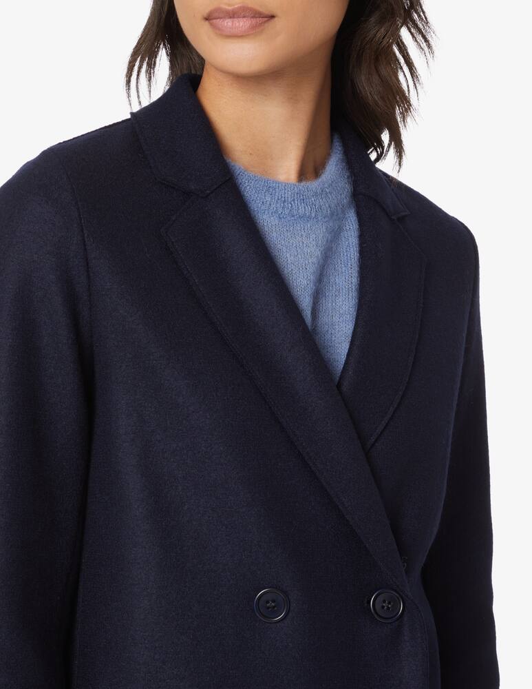 rinascente Rosso35 Giacca doppiopetto in lana cotta - Blu