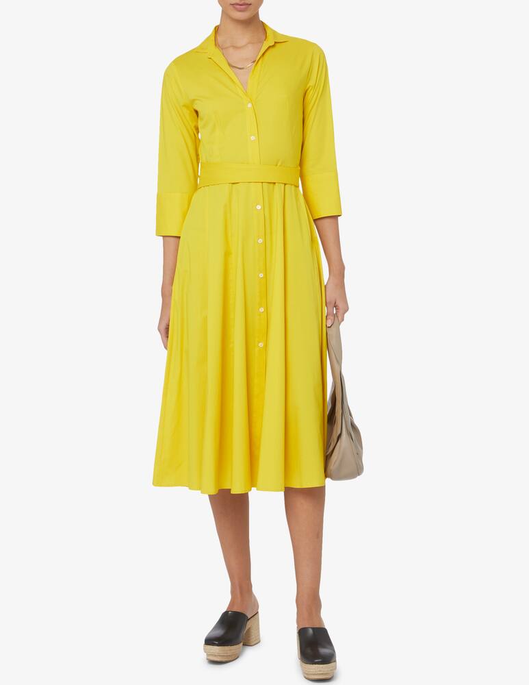 rinascente Rosso35 Vestito midi in cotone con cintura