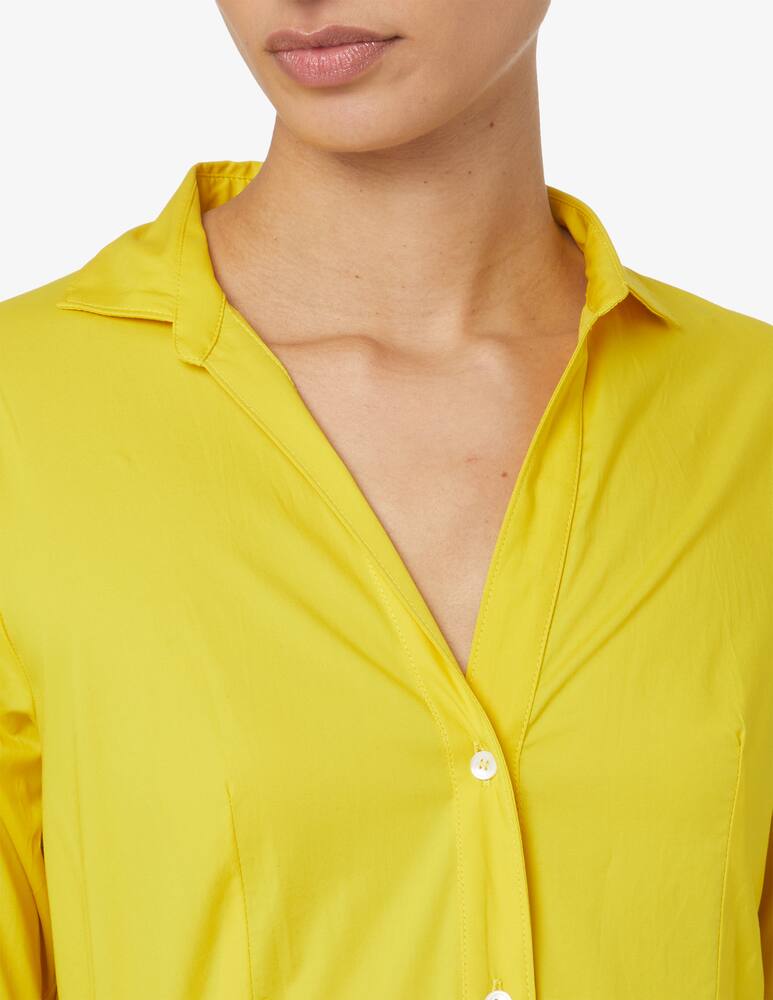 rinascente Rosso35 Vestito midi in cotone con cintura